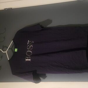 Boss bleu tee shirt men size meduim